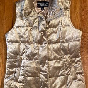 Lands’ End Quilted Velvet Vest